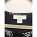J. Jill Navy Elliptical Knit Paisley Print Flounced Hem Dress, L