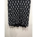 J. Jill Navy Elliptical Knit Paisley Print Flounced Hem Dress, L