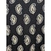 J. Jill Navy Elliptical Knit Paisley Print Flounced Hem Dress, L