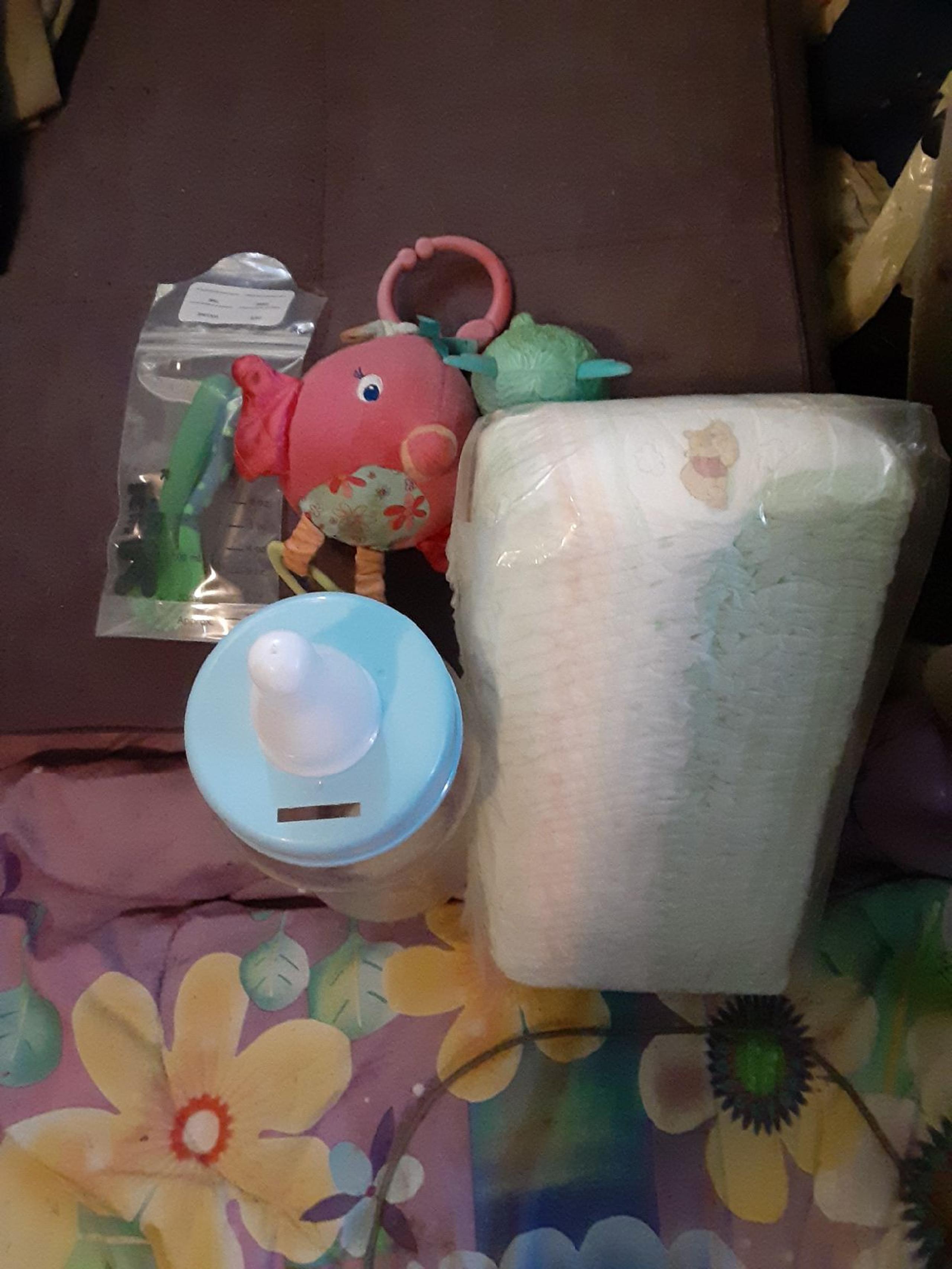 Pack of 36 0-3mos.diapers and baby items - Custom Variety Pack