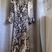 Vintage 1990s Dress by Designer Alberto Makali - Silk Boho Paisley Size 8