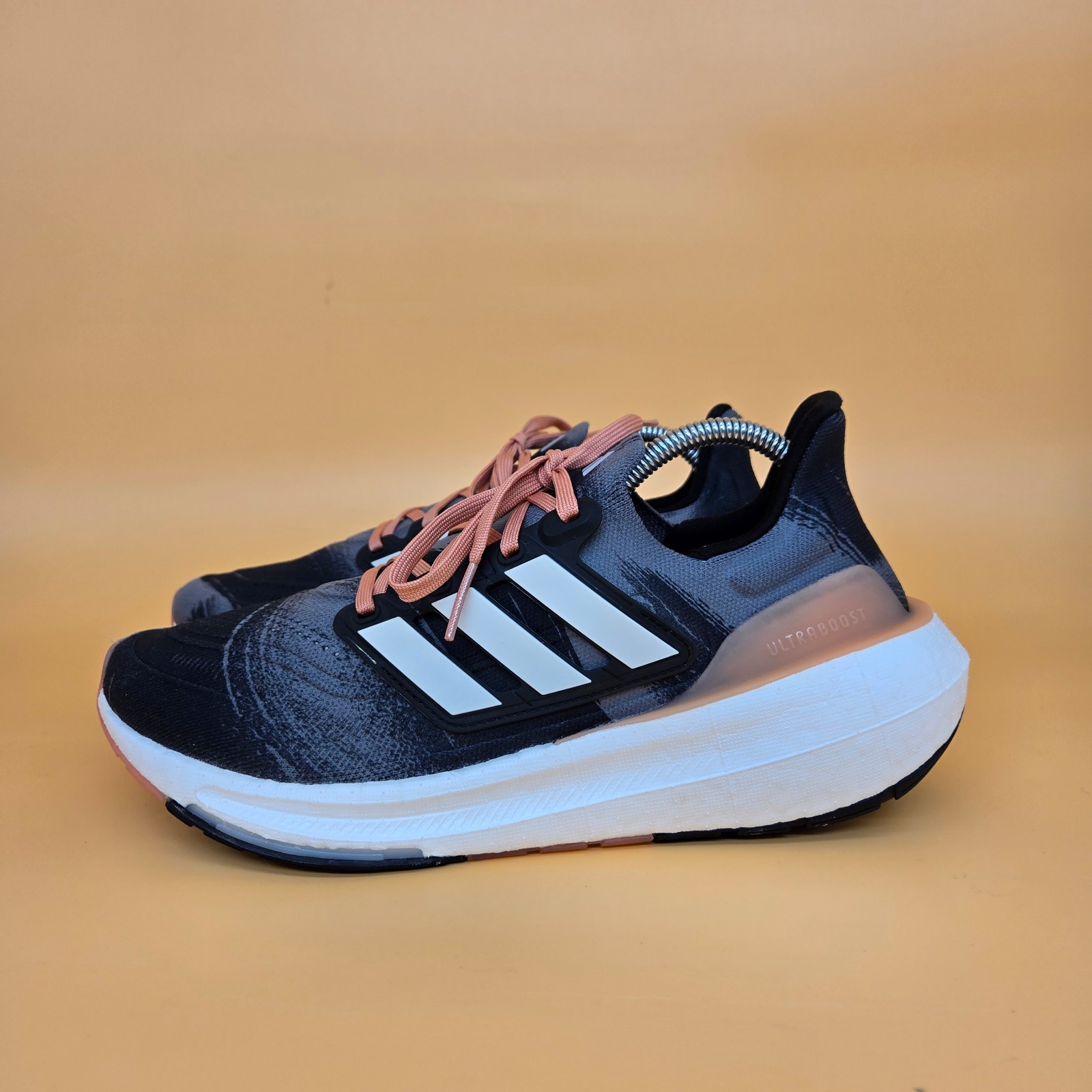 adidas Ultra Boost Light Grey Crystal White Wonder Clay Women's Shoes Size 9.5