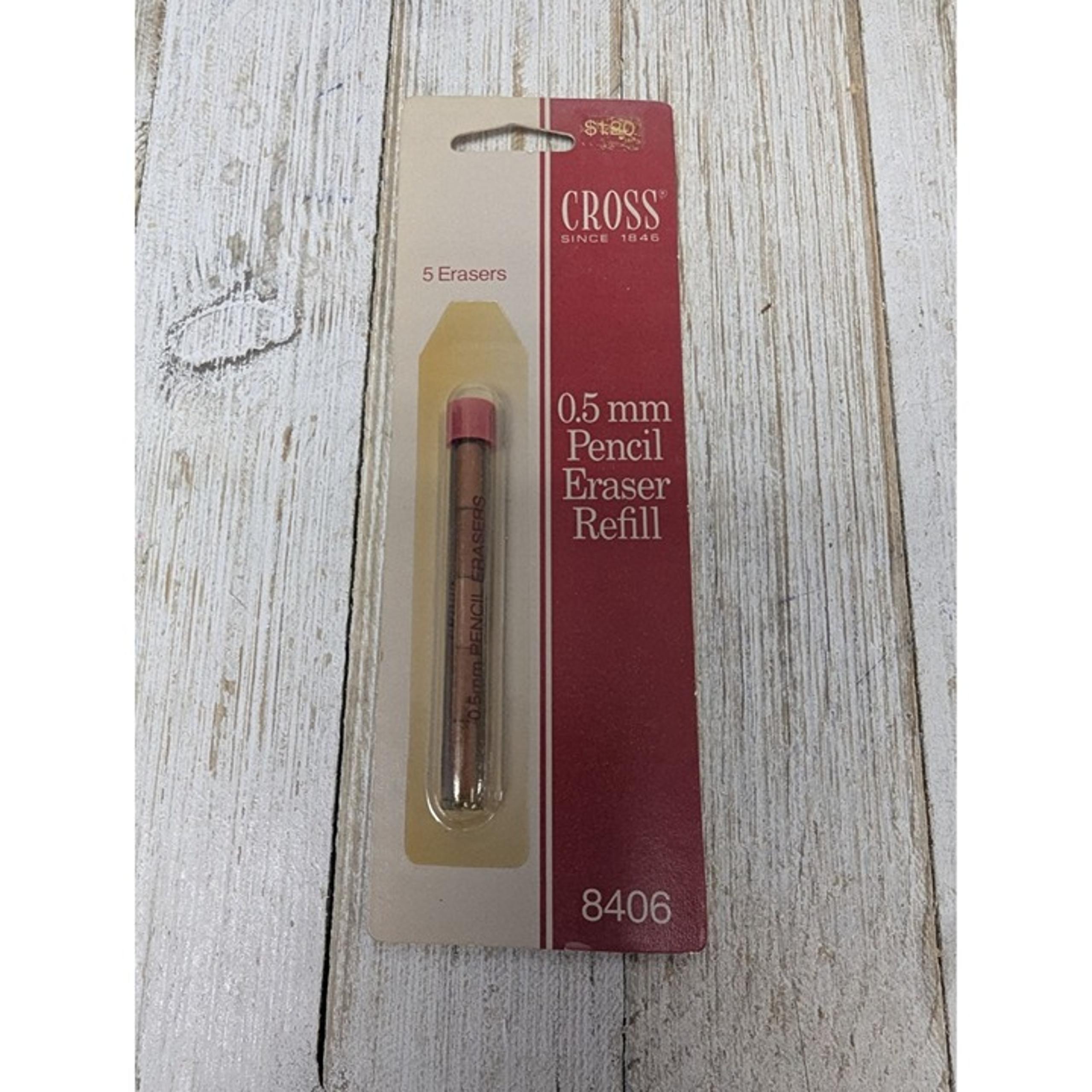 Replacement Erasers for Genuine Cross 0.5 Pencil Eraser Refill #8406 Brown