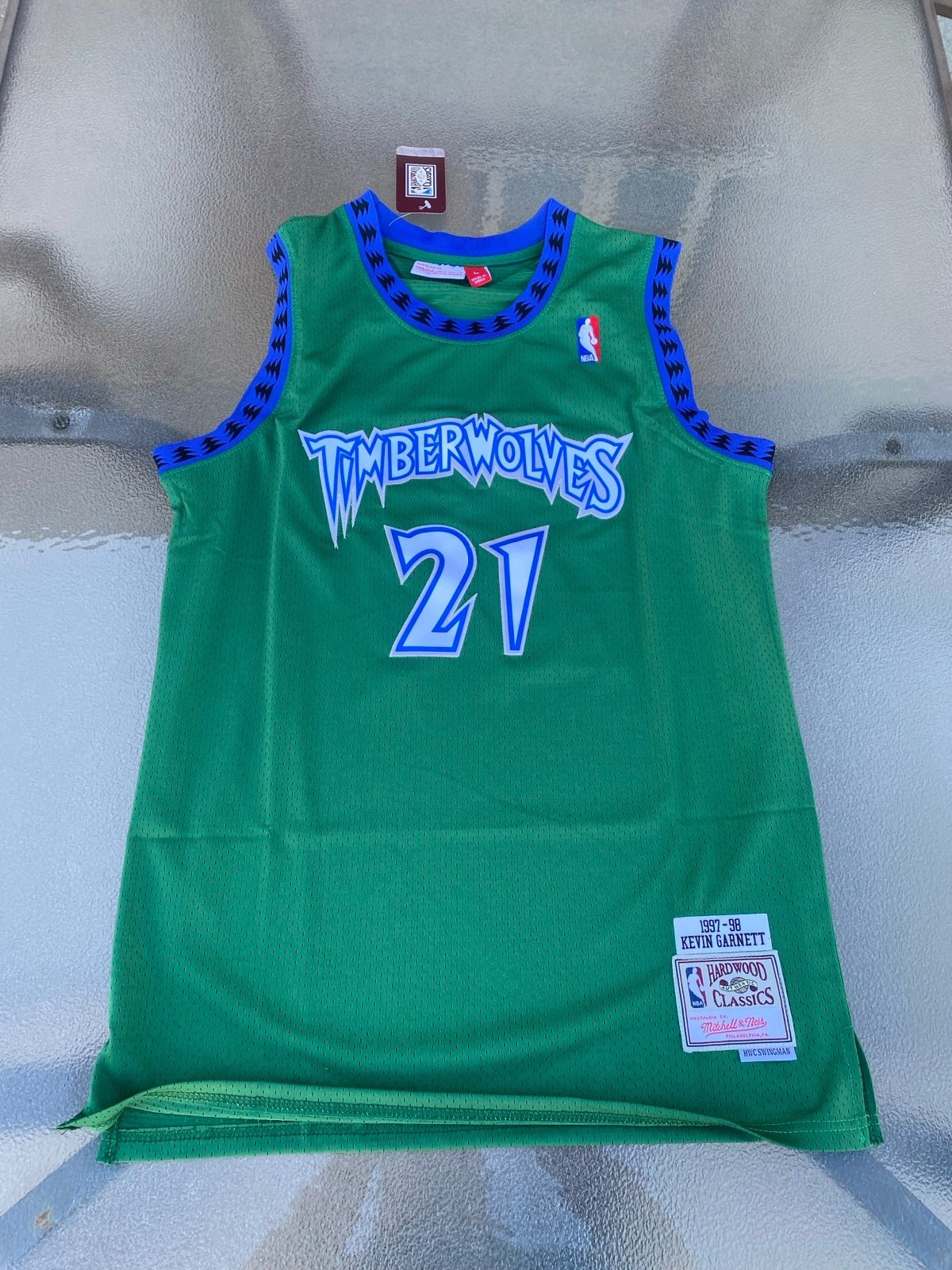 Kevin Garnett Large Minnesota Timberwolves Jersey NBA Fast Ship Basketball New L