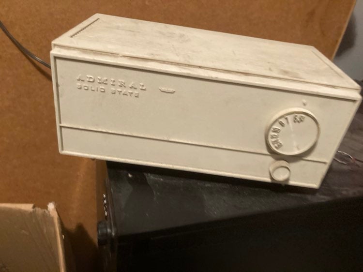Admiral solid state vintage radio