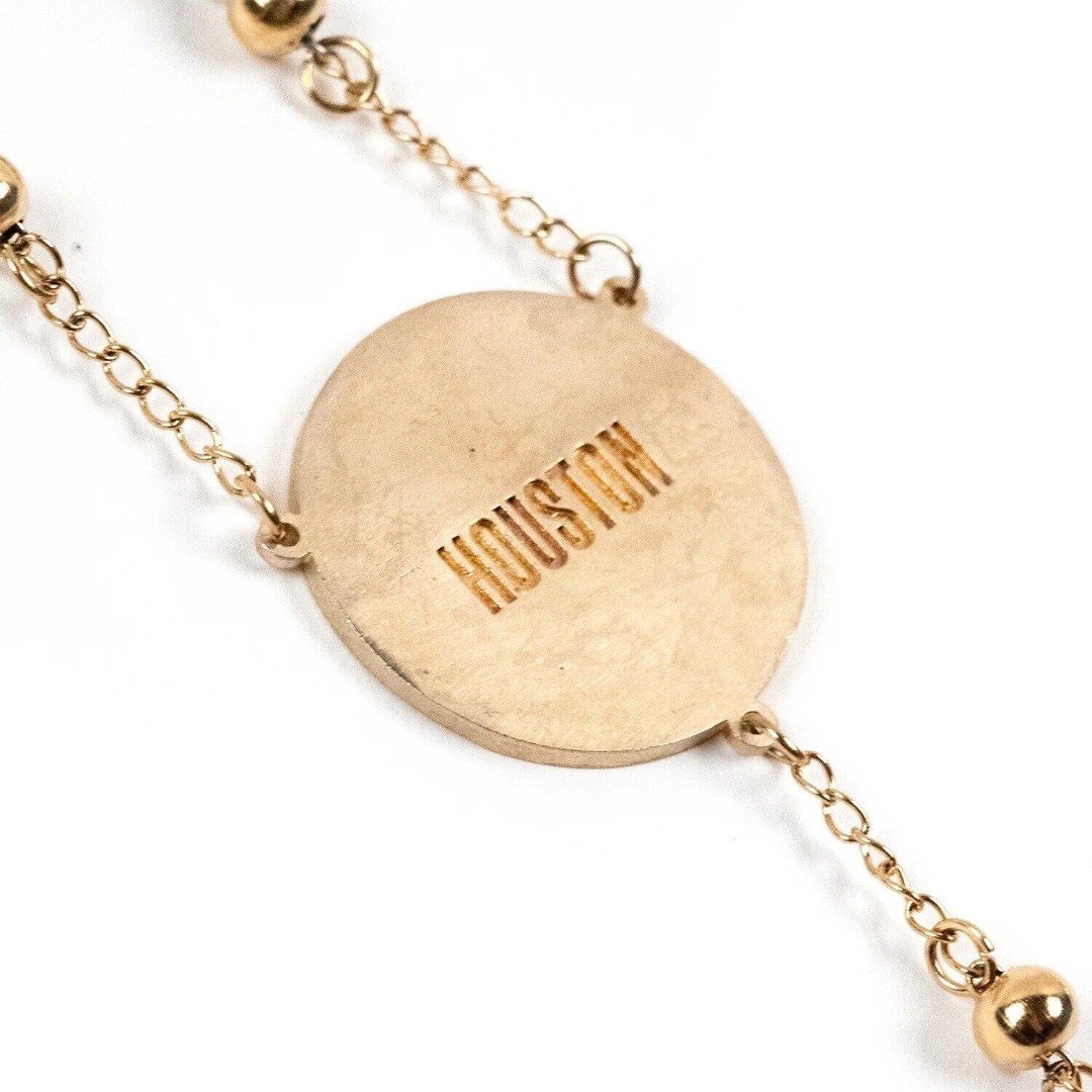 Madonna Houston Celebration Tour Rare Gold Rosary 1 of 25
