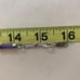 Sterling Silver 925 Handmade Lavender Barrel Jade Station Scroll Link Chain 16