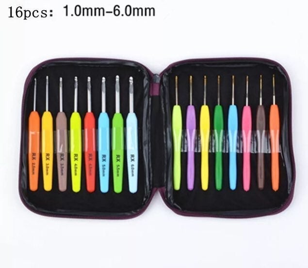 Crochet hook set 17 Pieces