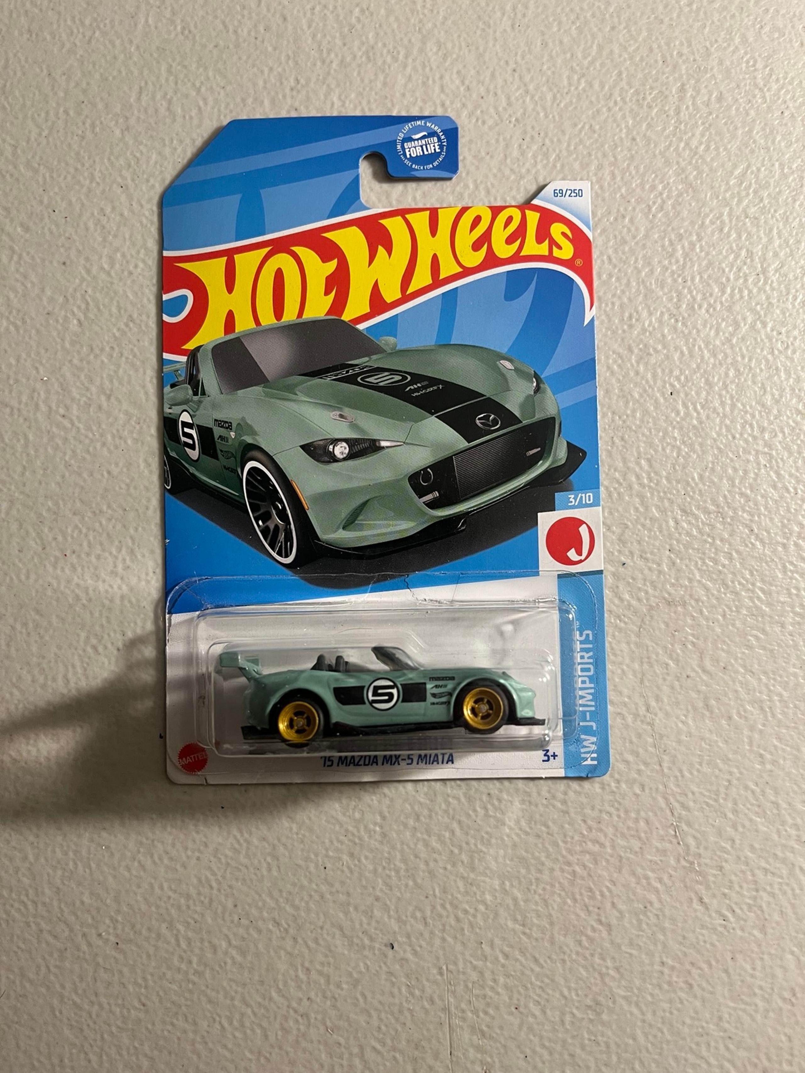 Hot WHEELS '15 MAZDA MX-5 MIATA CUSTOM REAL RIDERS WHEELSWAP SAVE ON BUNDLE SHIP