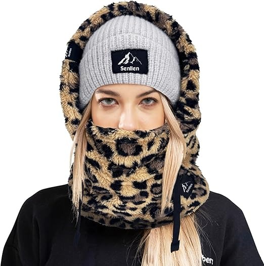 Cold Weather Fleece Windproof Ski Mask Winter Breathable Thermal Face Mask