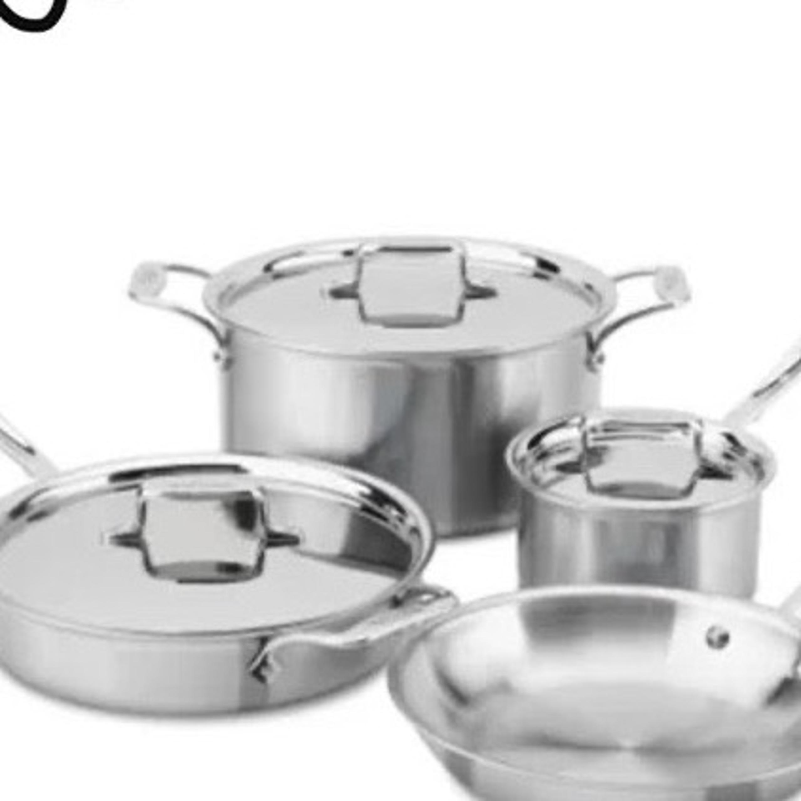 All Clad d5 7 piece cookware set