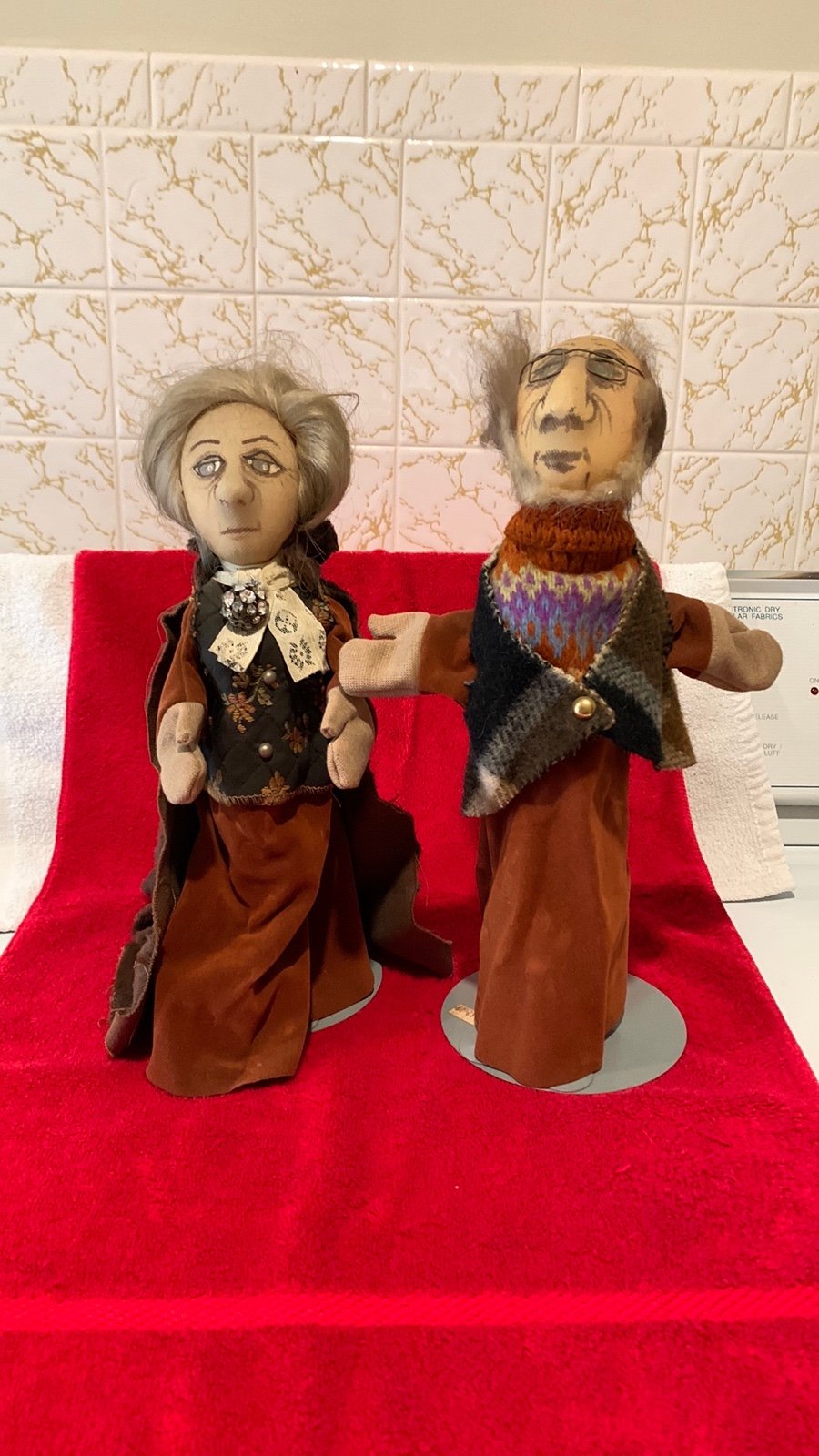 Lot of 2 hand puppets