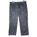 Miss Me Studded Sequin Gray Cargo Pants Size 26 Gray CP1331 Convertible Length