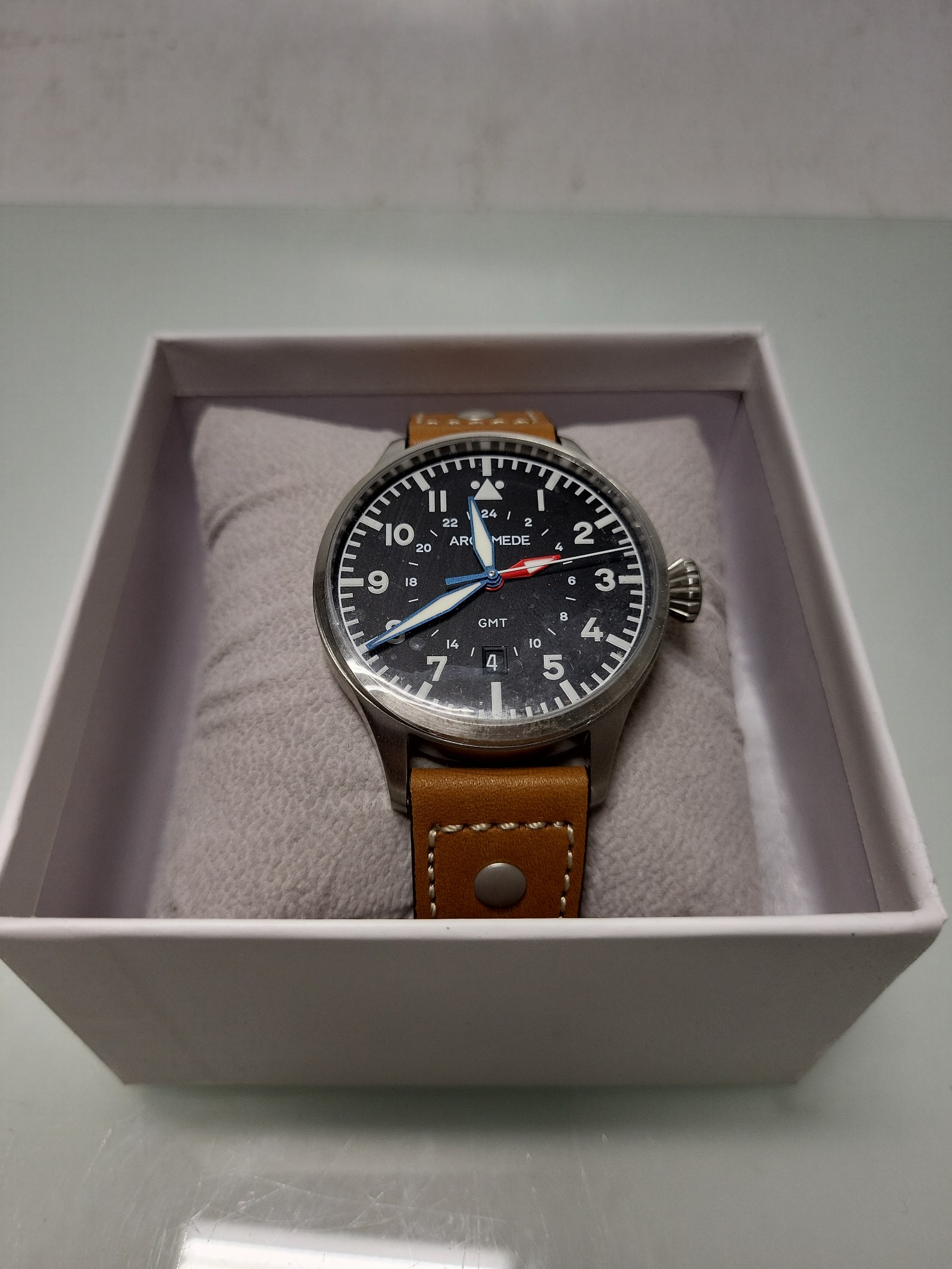 Archimede Pilot 42 GMT Men Automatic Watch B22