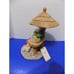 NEW Christmas Coastal Beach Santa Claus Figurine Tiki Hut Hawaii Tropical Noel