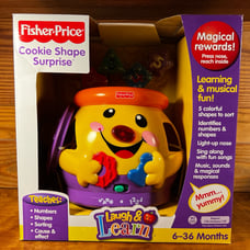 Fisher Price Cookie Shape Surprise Laugh & Learn cookie jar sounds