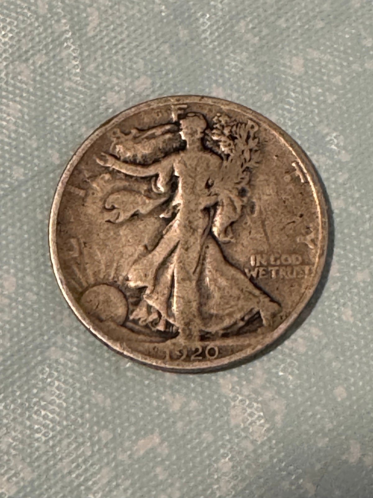 ✅ Walking Liberty Half Dollar circulated fair condition