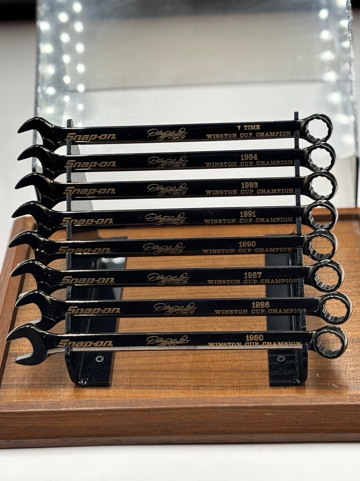 Snap on Dale Earnhart 7 Champions Commemorative Wrench Set