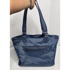 Tumi Voyageur Tote Bag Travel Carry On Shoulder Bag Blue 20”x13” EUC!!