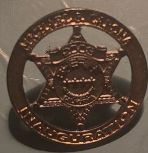 ATTN COLLECTORS! Dubbed “America’s Sheriff” by Larry King - Michael Carona Pin