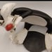 Looney Tunes Sylvester WB Vintage the cat fish bowl 1994 Reese Pet shop
