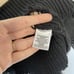 Rag Poets Distressed Black & Beige Sweater XS boho style casual semi cropped