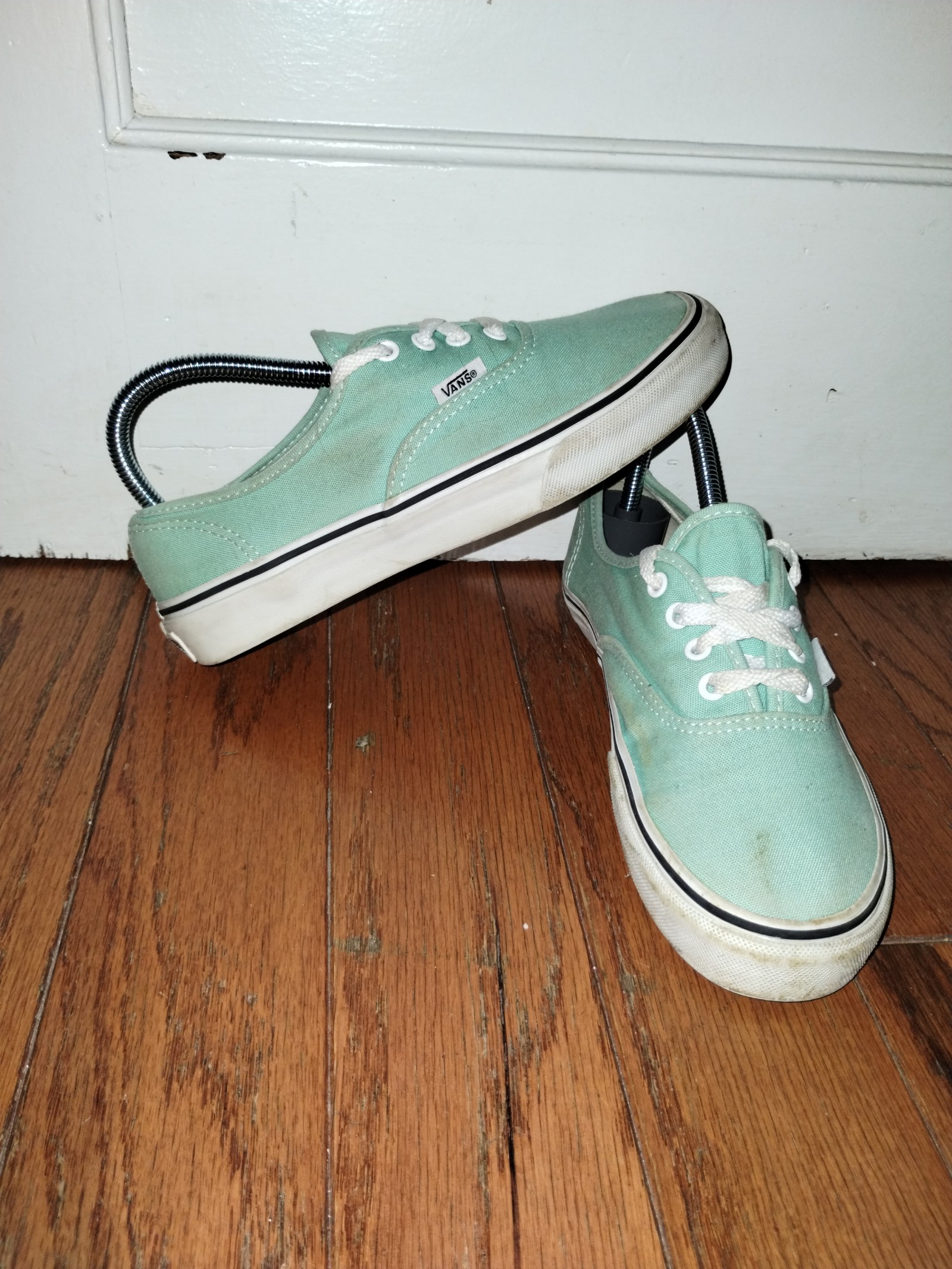 Teal Vans size 3Y