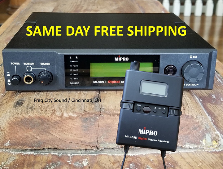Mipro MI909 Wireless Digital In-Ear Monitor System - Free Shipping