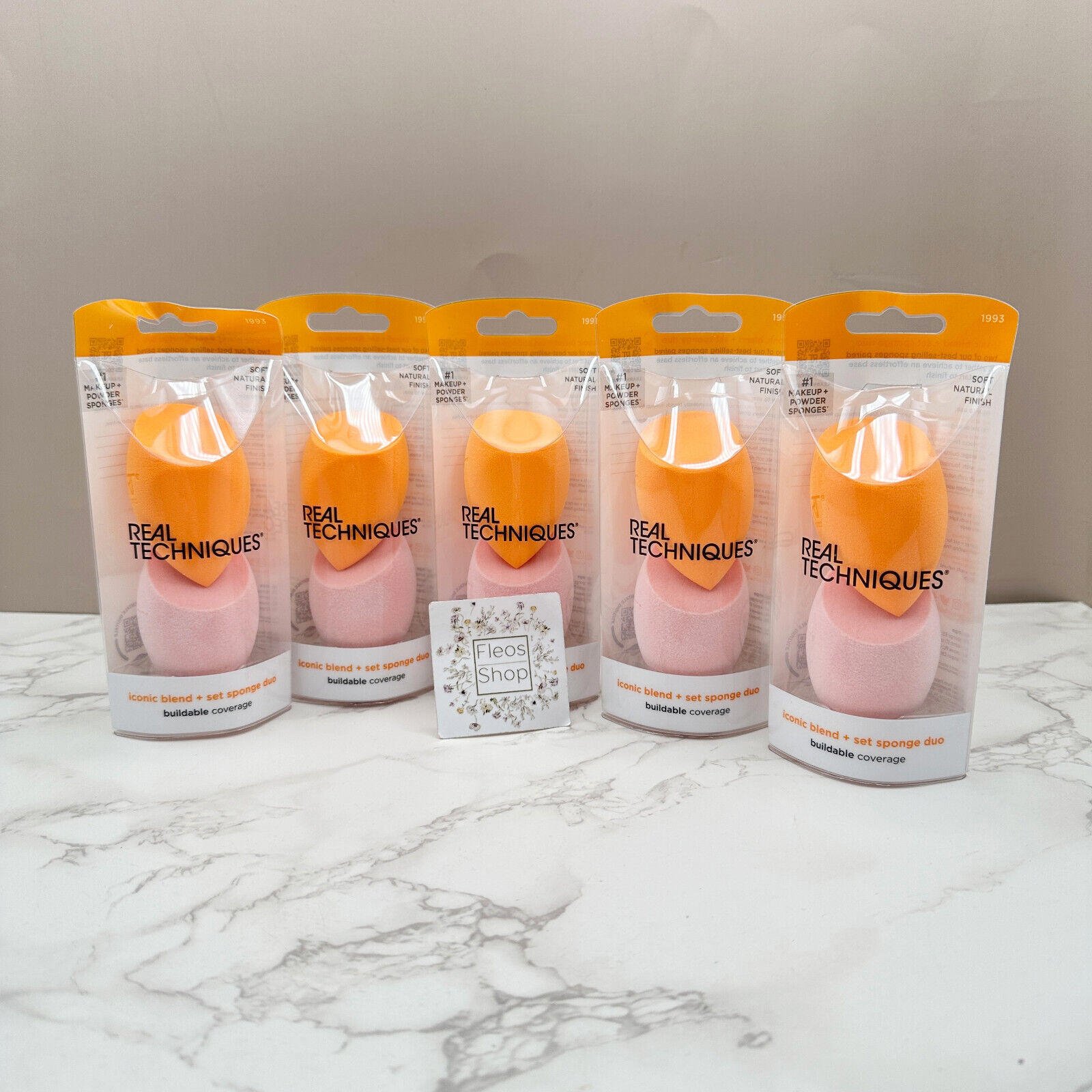Real Techniques Iconic Blend Makeup Sponge Set 5-pack