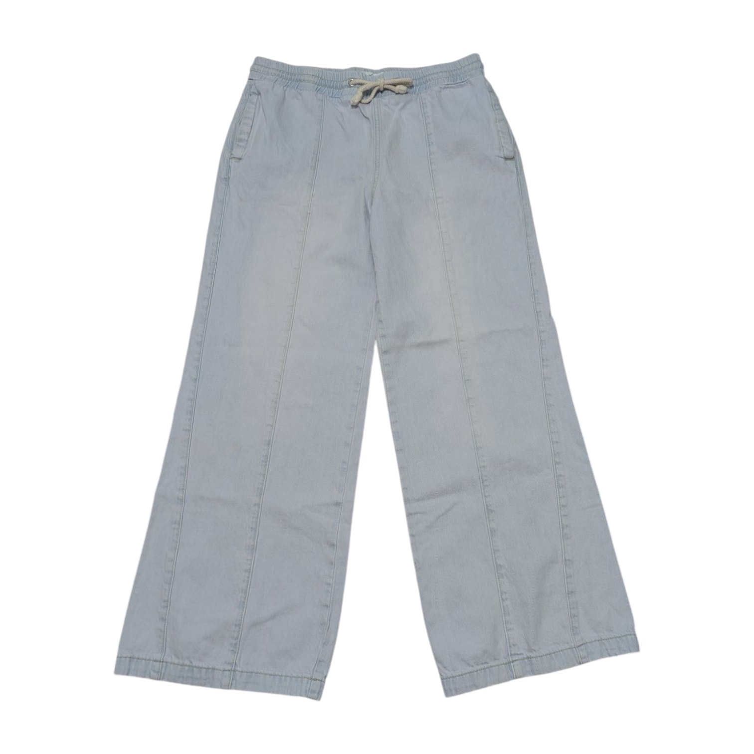 KanCan Alina Ultra High Rise Wide Leg Jeans Light Wash Blue Womens 29 Pants