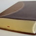 NIV Study Bible Brown Leather Like Cover Christs Word in Red Zondervan Footnotes