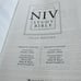 NIV Study Bible Brown Leather Like Cover Christs Word in Red Zondervan Footnotes