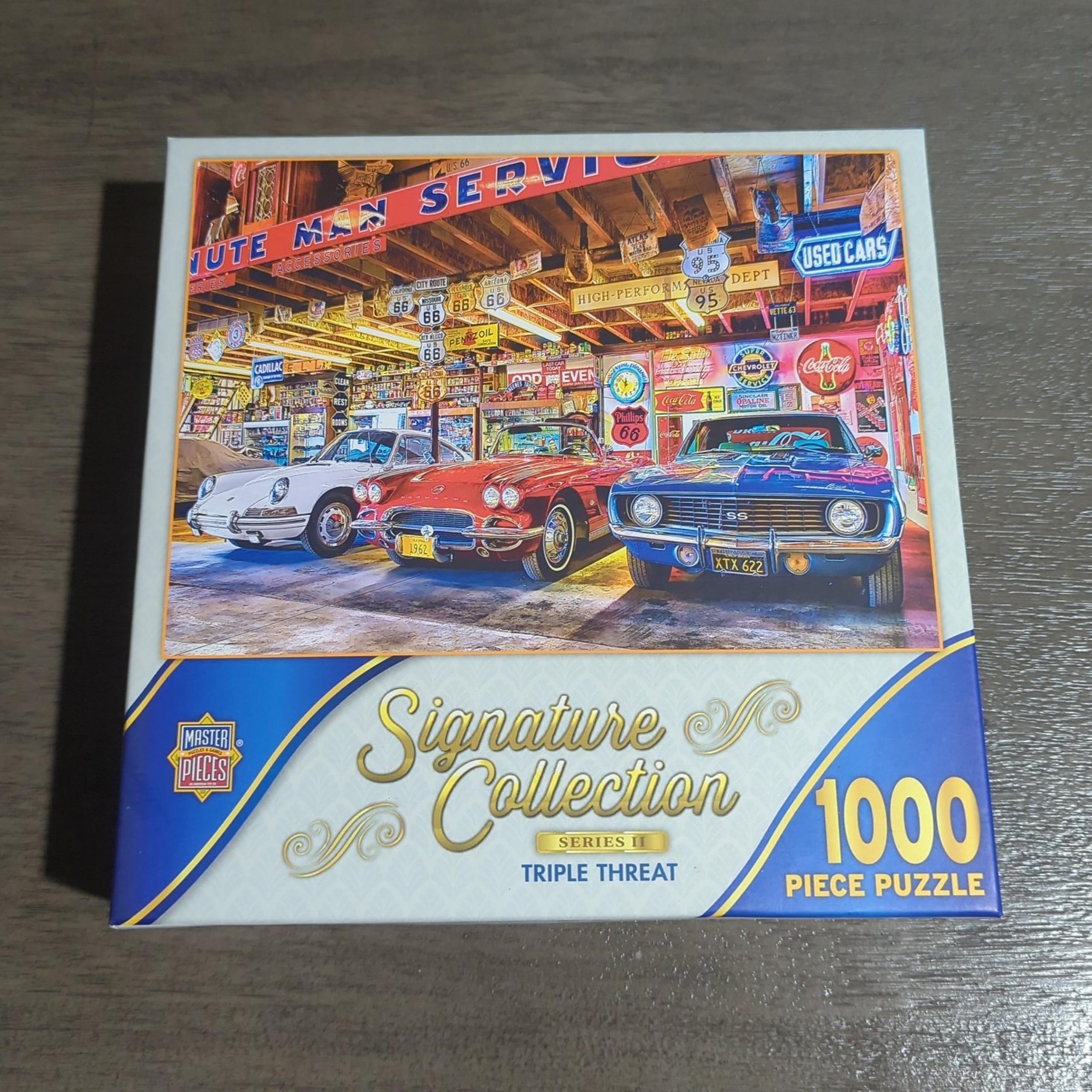 Masterpieces triple threat 1000 piece puzzle