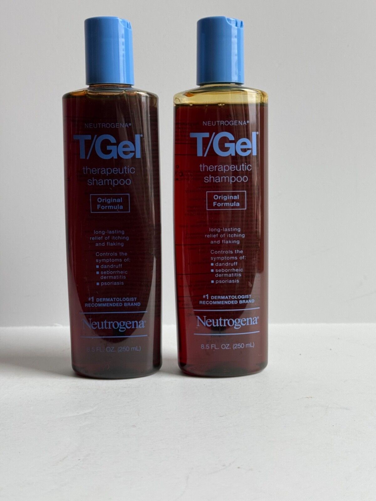 2 Original Neutrogena T-Gel Therapeutic Shampoo Formula 8.5 Fl Oz