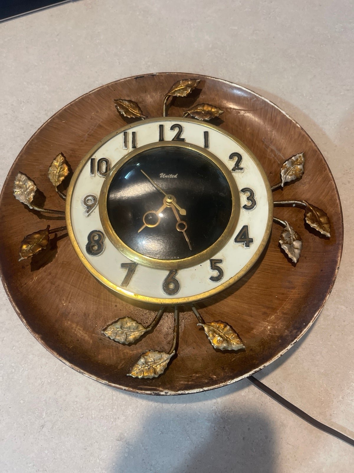 Sessions United MCM Wall Clock