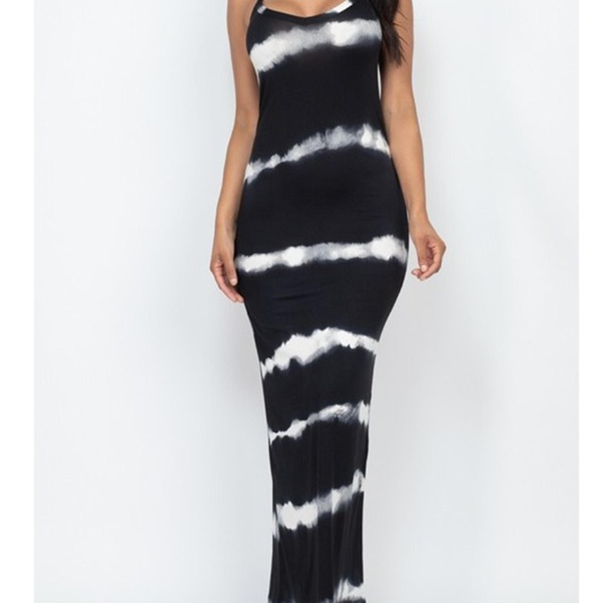 DRESS TIE DYE Maxi Dress