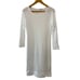 James Perse White Supima French Cotton Terry Mini Dress Size 1 (US 4)