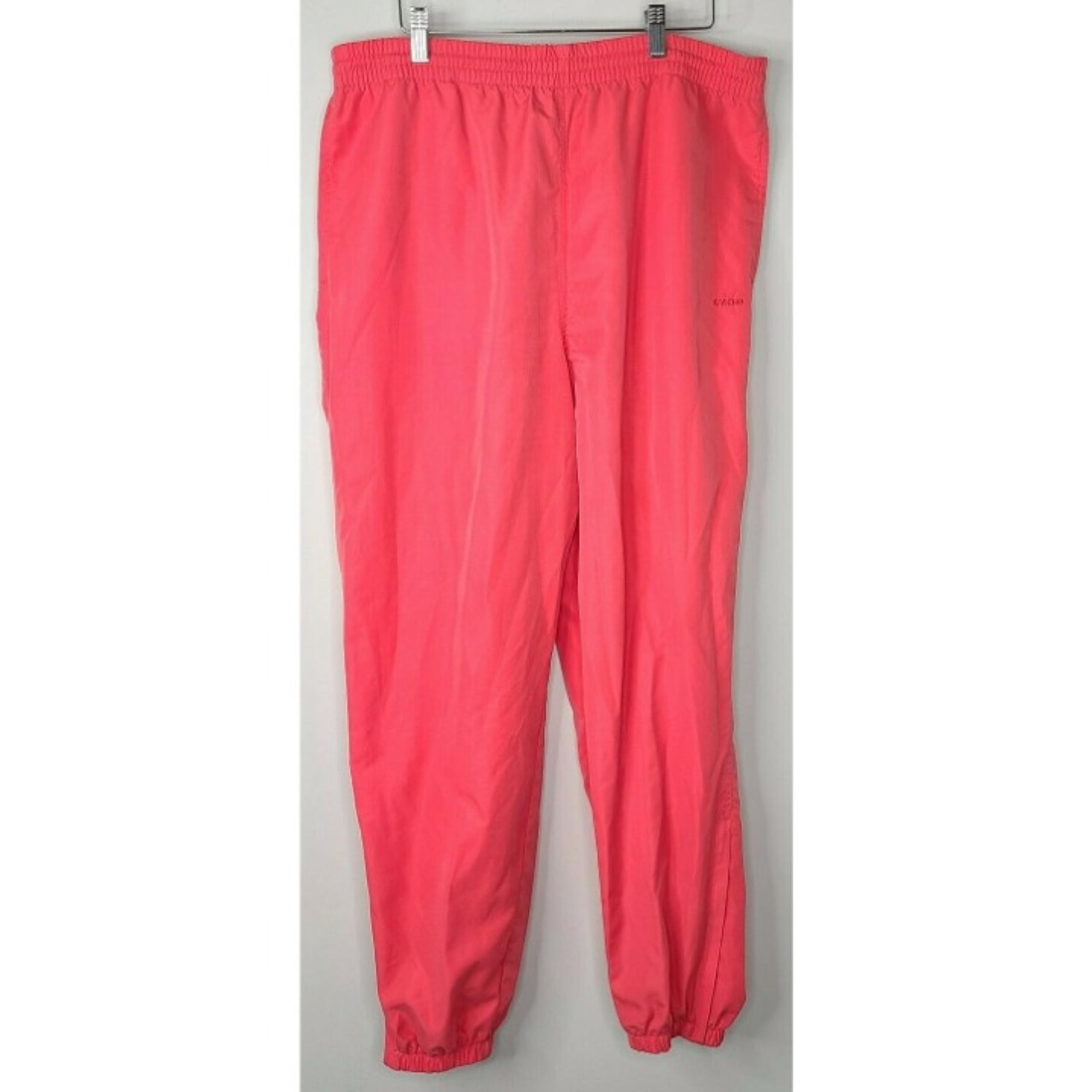 IZOD Womens pink wind Pants joggers XL