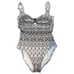 Anne Cole Black and White Swimsuit Full Coverage Size 6