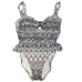 Anne Cole Black and White Swimsuit Full Coverage Size 6