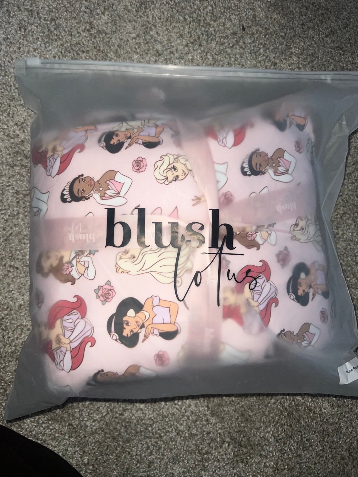 Blush Lotus Once Upon a Dream princess blanket plush