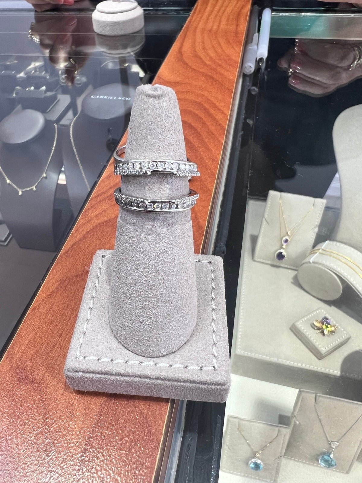 diamond wedding Ring set