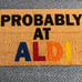 ALDI 18x30 Coir doormat free shipping