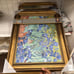 TikTok Viral Van Gogh XL Floral Framed Print Irises 25”x 20”