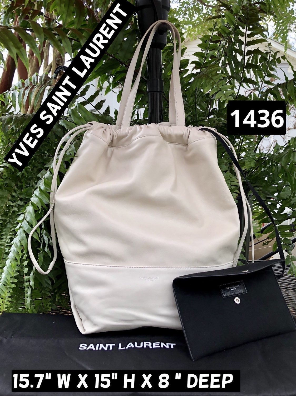 YVES SAINT LAURENT PURSE TEDDY NWT