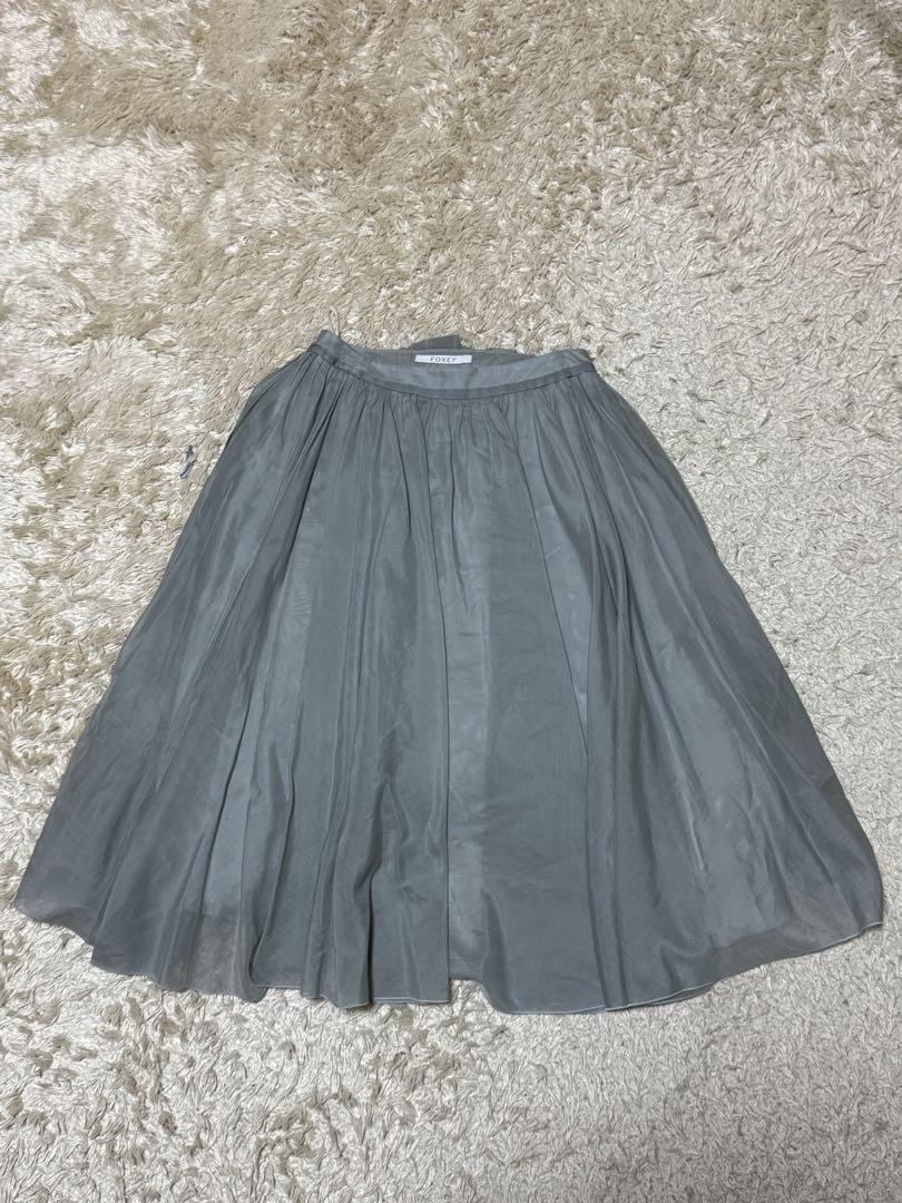 FOXEY Gray Skirt