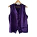 Vintage Victoria's Secret Gold Label 100% Silk Purple Top Pajama Sleepwear