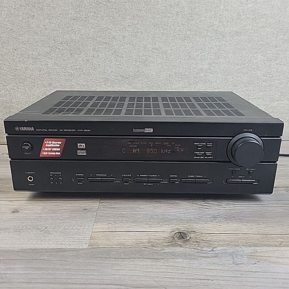 Yamaha HTR-5630 Natural Sound AV Receive Stereo Home Theater Cinema DSP Black