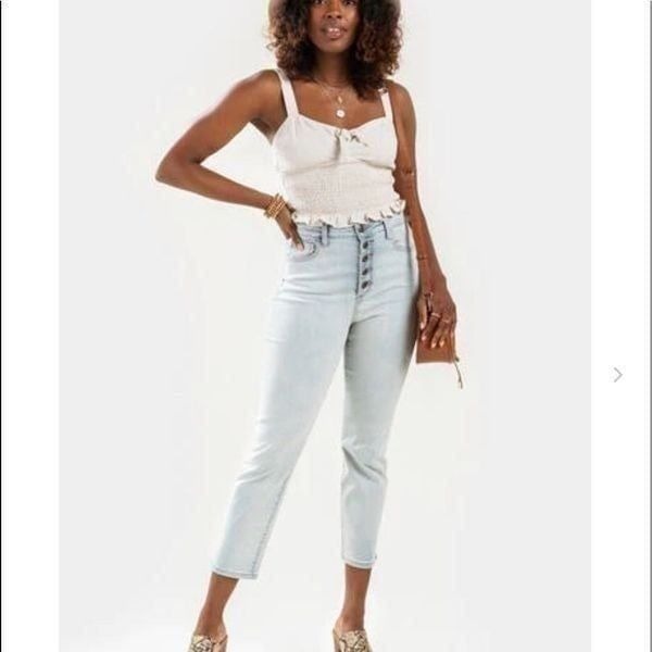 NWT FRANCESCAS HARPER HERITAGE JEANS. Size 25
