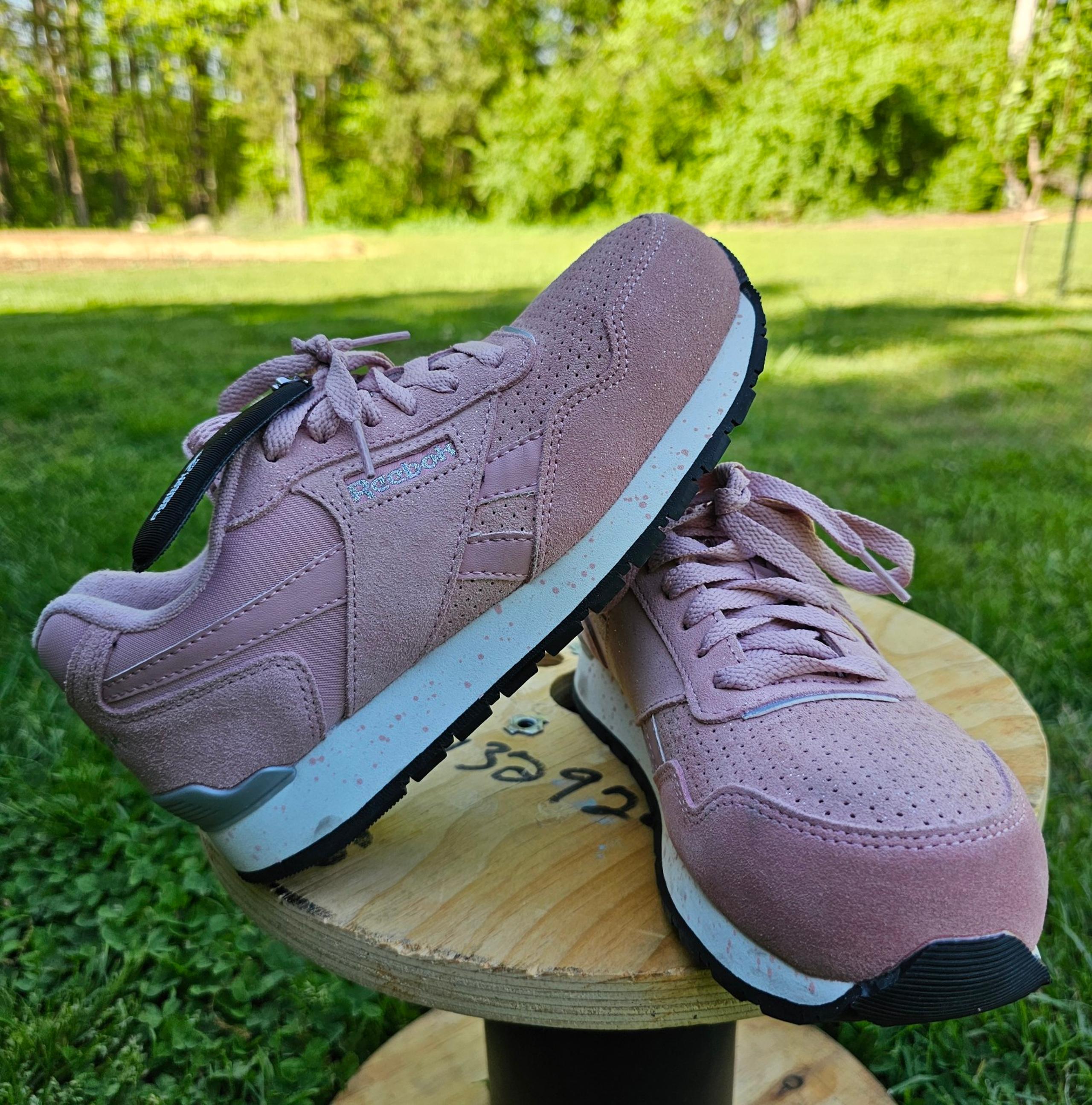 Reebok Women's Work Harman Comp Safety Toe Work Sneaker Pink Suede Size 6